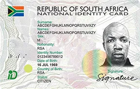 South African Smart ID Card Apply for an Identity Document