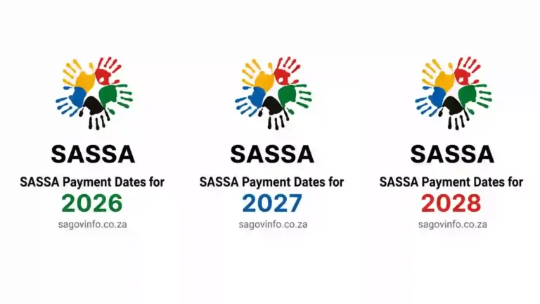 SASSA Payment Dates 2026/2027/2028