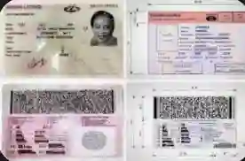 driving licence card