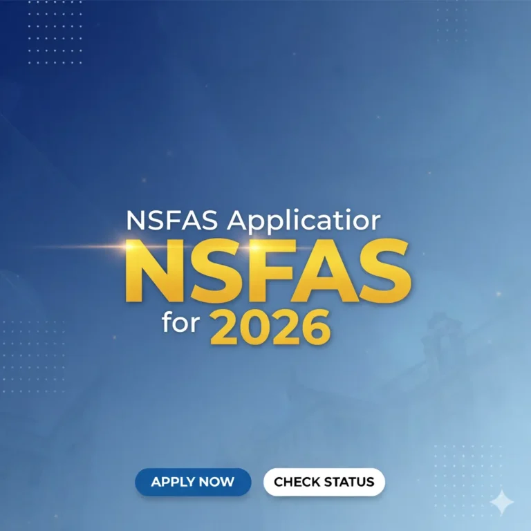 NSFAS Application for 2026