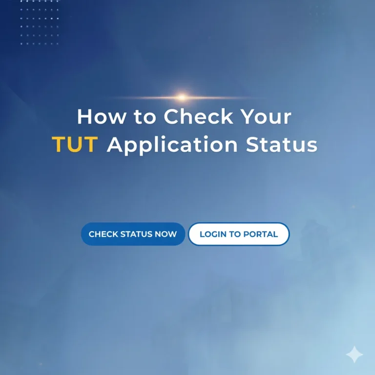 How to Check Your TUT Application Status