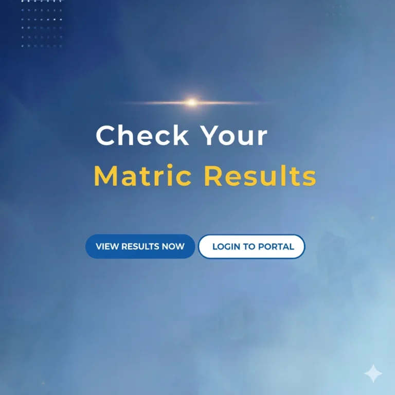 Check Your Matric Results