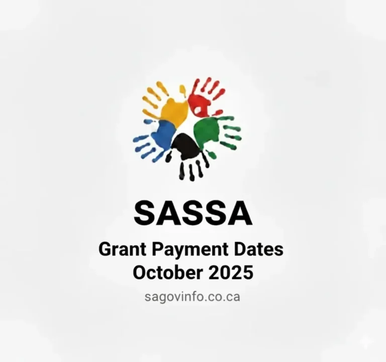 SASSA Grant Payment Dates for October 2025