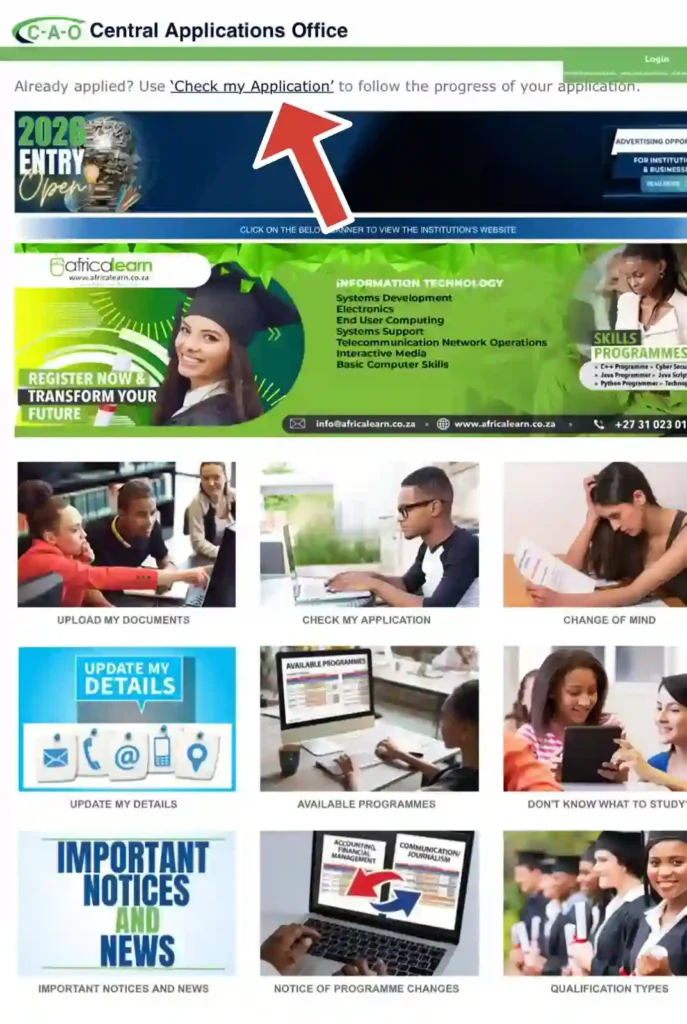 How to Check Your CAO Application Status