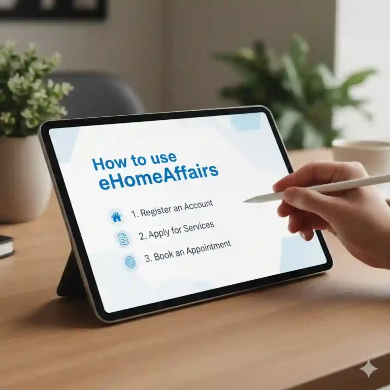 How to use eHomeAffairs