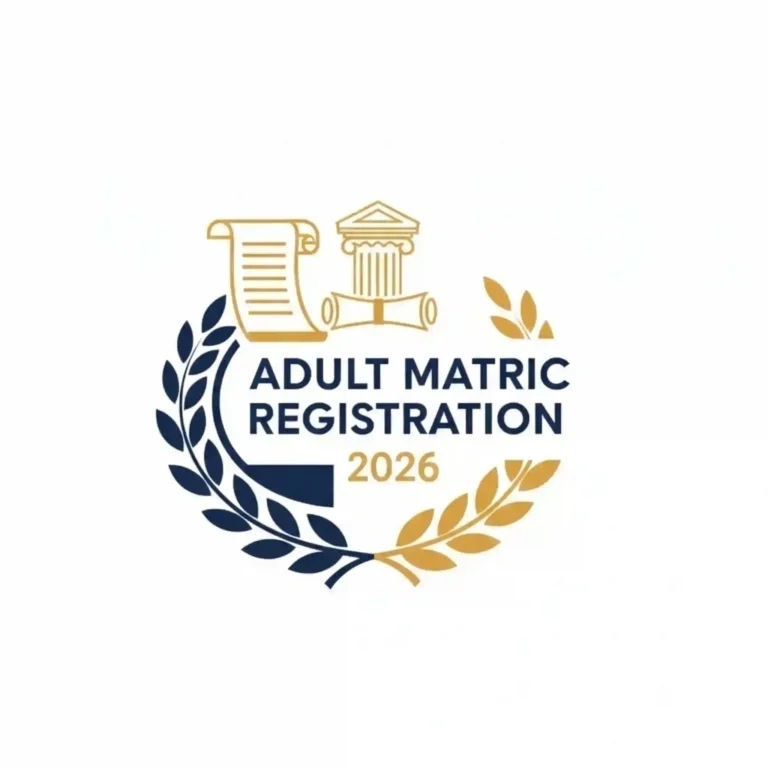Adult Matric Registration 2026